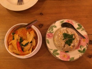 Curried Sea Bass And Egg Fried Rice